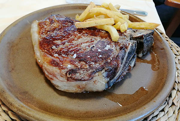 Hostal restaurante los olmos solomillo de agnus